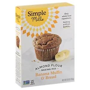 Image of Simple Mills Gluten Free Banana Muffin & Bread Almond Flour Baking Mix - 9oz