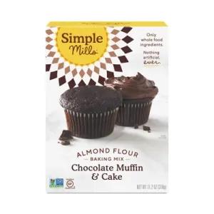 Image of Simple Mills Gluten Free Chocolate Muffin & Cake Almond Flour Baking Mix - 11.2oz