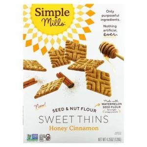 Image of Simple Mills Seed And Nut Flour Sweet Thins Honey Cinnamon