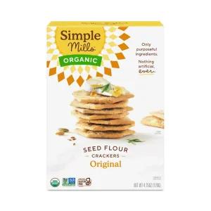 Image of Simple Mills Organic Seed Flour Crackers Original