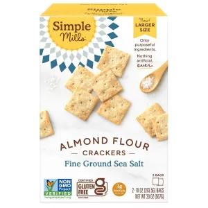 Image of Simple Mills Almond Flour Crackers Fine Ground Sea Salt