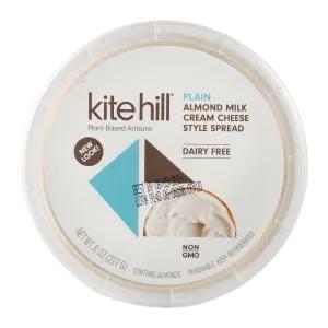 Image of Kite Hill Dairy Free Almond Milk Plain Cream Cheese Style Spread