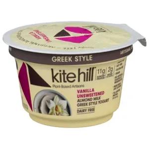 Image of Kite Hill, Yogurt Greek Almond Milk Vanilla, 5.3 Ounce