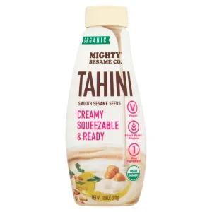 Image of Mighty Sesame Co. Paste Ground Sesame Organic Vegan Fine Tahini Bottle - 10.9 Oz