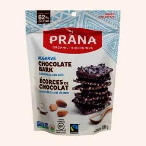 Image of Prana organic Algarve Almonds And Sea Salt 62% Chocolate Bark