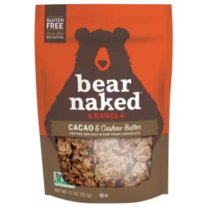 Image of Bear Naked Cacao & Cashew Butter Granola - Gluten Free, Non-GMO, Kosher, Vegan - 11 Oz