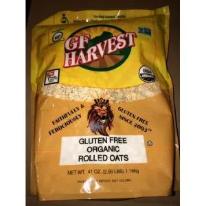 Image of GF Harvest Gluten Free Certified Organic Rolled Oats, Non GMO, 41oz Bag