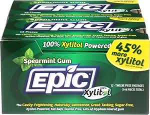 Image of Epic Sugar Free Spearmint Xylitol Gum