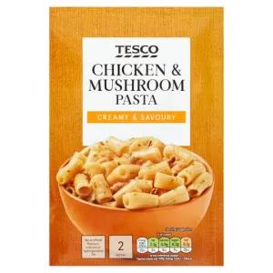 Gluten, FODMAPs & Allergens in Tesco Pasta In Sauce Chicken & Mushroom 120G  - Spoonful