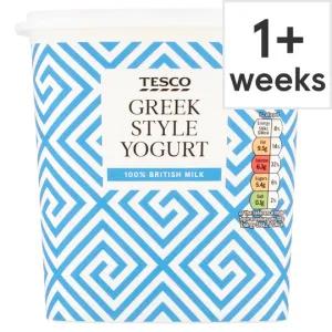 Image of Tesco Greek Style Natural Yogurt 1Kg
