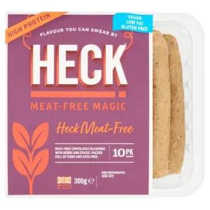 Image of Heck Meat-Free Vegan Sausages 10 Pack 300G