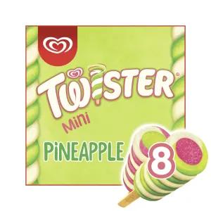 Image of Twister Pineapple, Lemon-Lime, and Strawberry Mini Ice Cream Lolly 8 x 50 ml